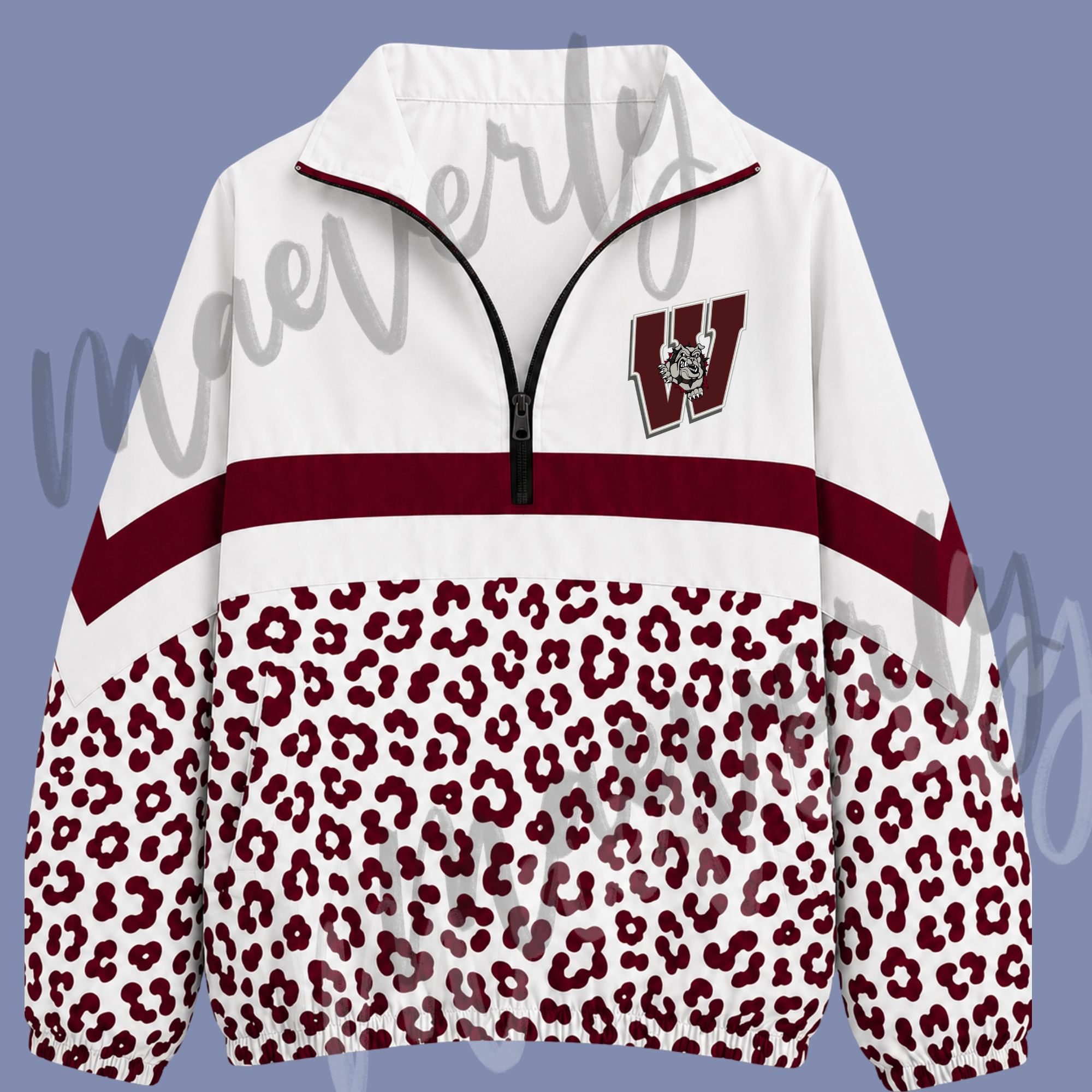 The Varsity Club Quarter Zip - Woodridge Bulldogs Options 1 [ETA 5-6.5 weeks]