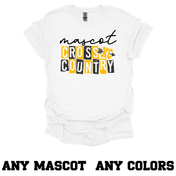 CUSTOM Stamped Mascot Sport Tee