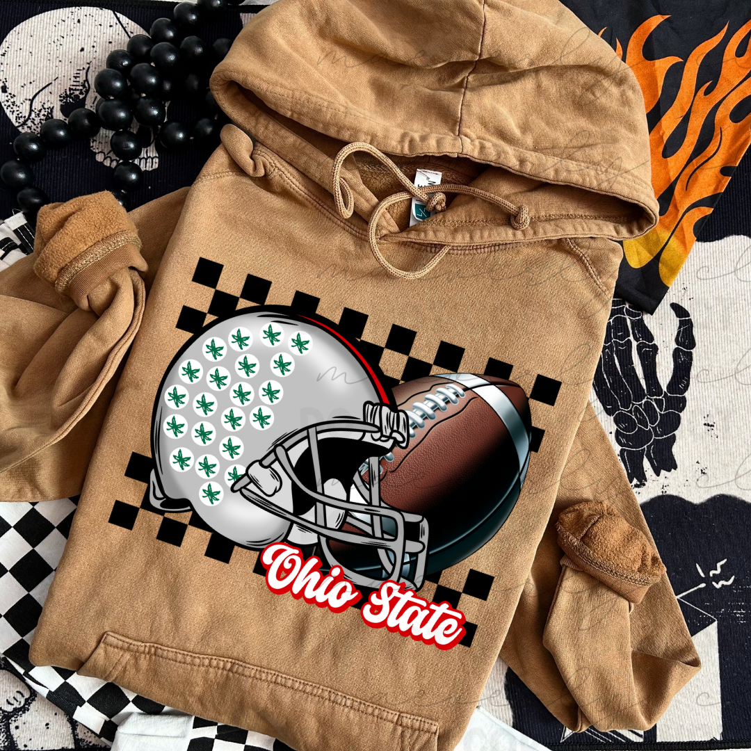 OSU Checkered Mascot Tee/Crewneck