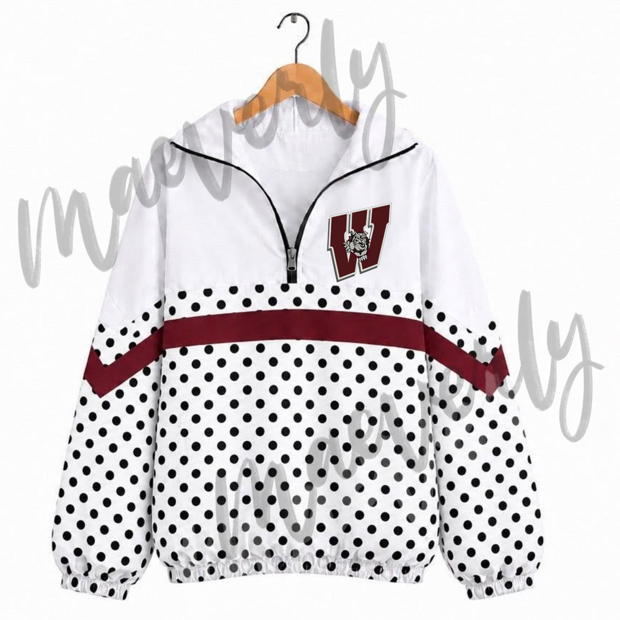 The Varsity Club Quarter Zip - Woodridge Bulldogs Options 6 [ETA 5-6.5 weeks]