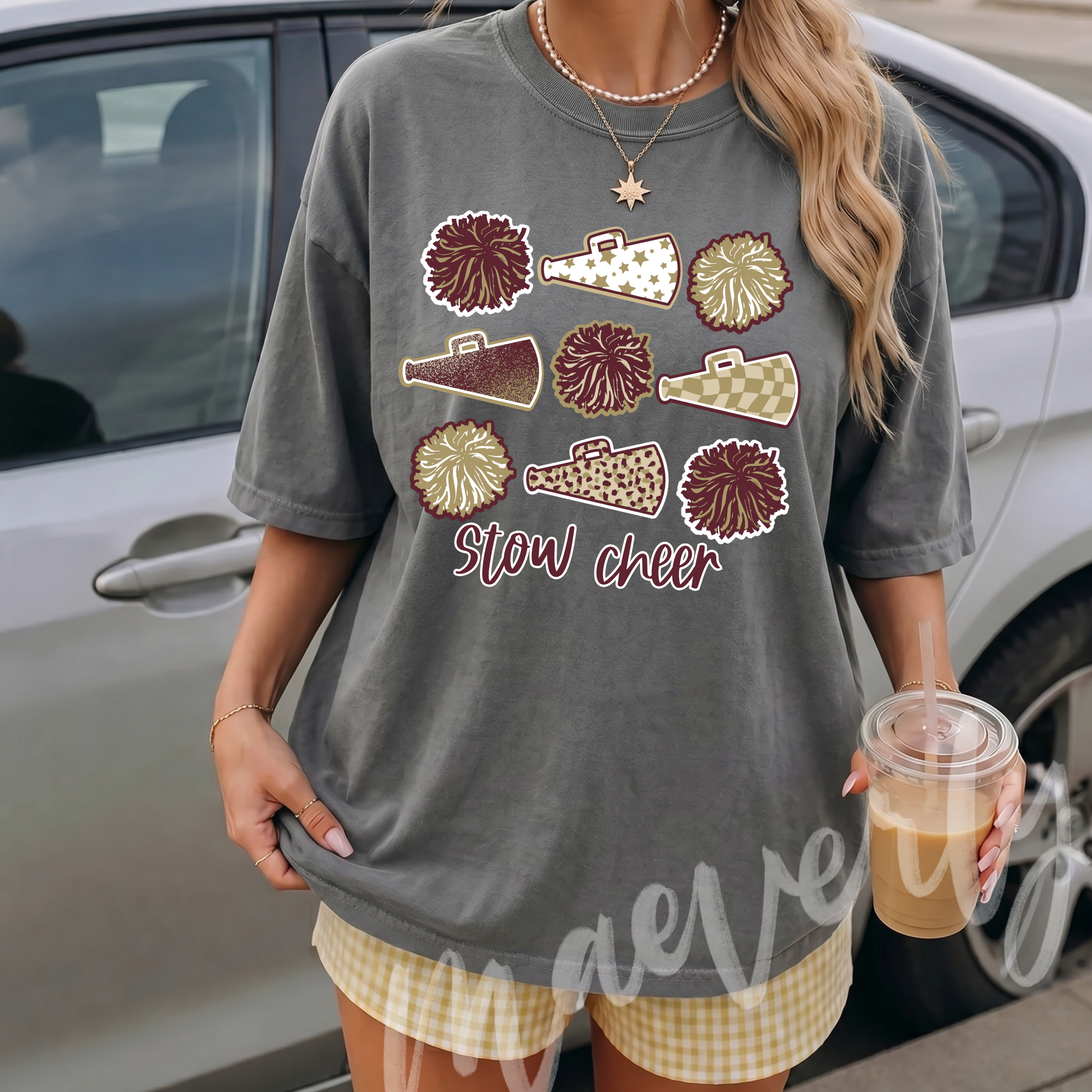 Stow Cheer Collage Graphic || Stow Cheer Fundraiser