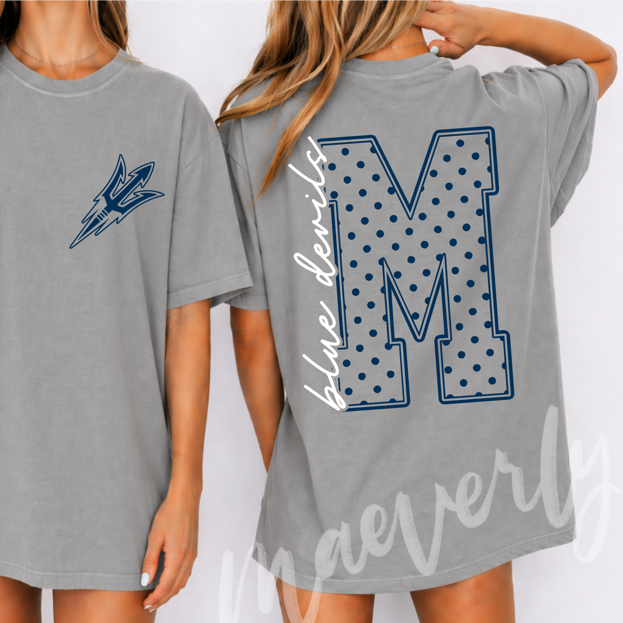 The Hometown Dot Graphic || McDonald Blue Devils