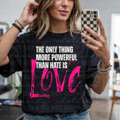 Love Over Hate Graphic