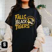 Retro Cuyahoga Falls Black Tigers Spiritwear - Preorder