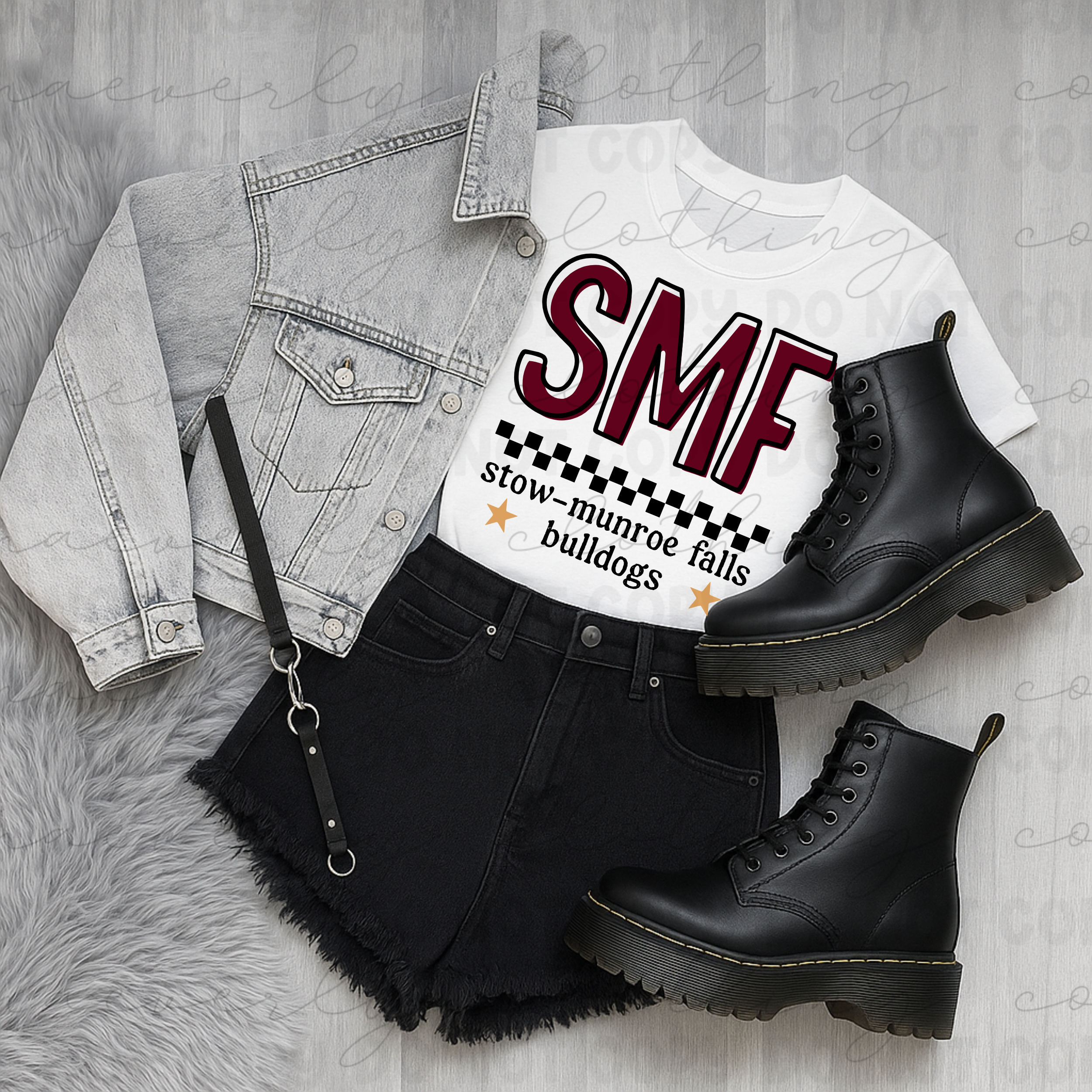 Custom Checkered Pride Tee/Crewneck - ANY SCHOOL/TEAM