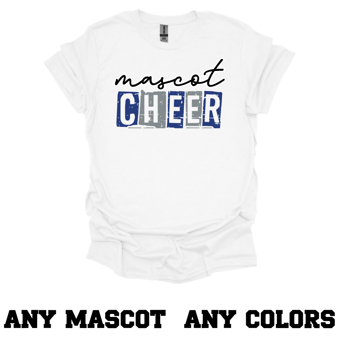 CUSTOM Stamped Mascot Sport Tee