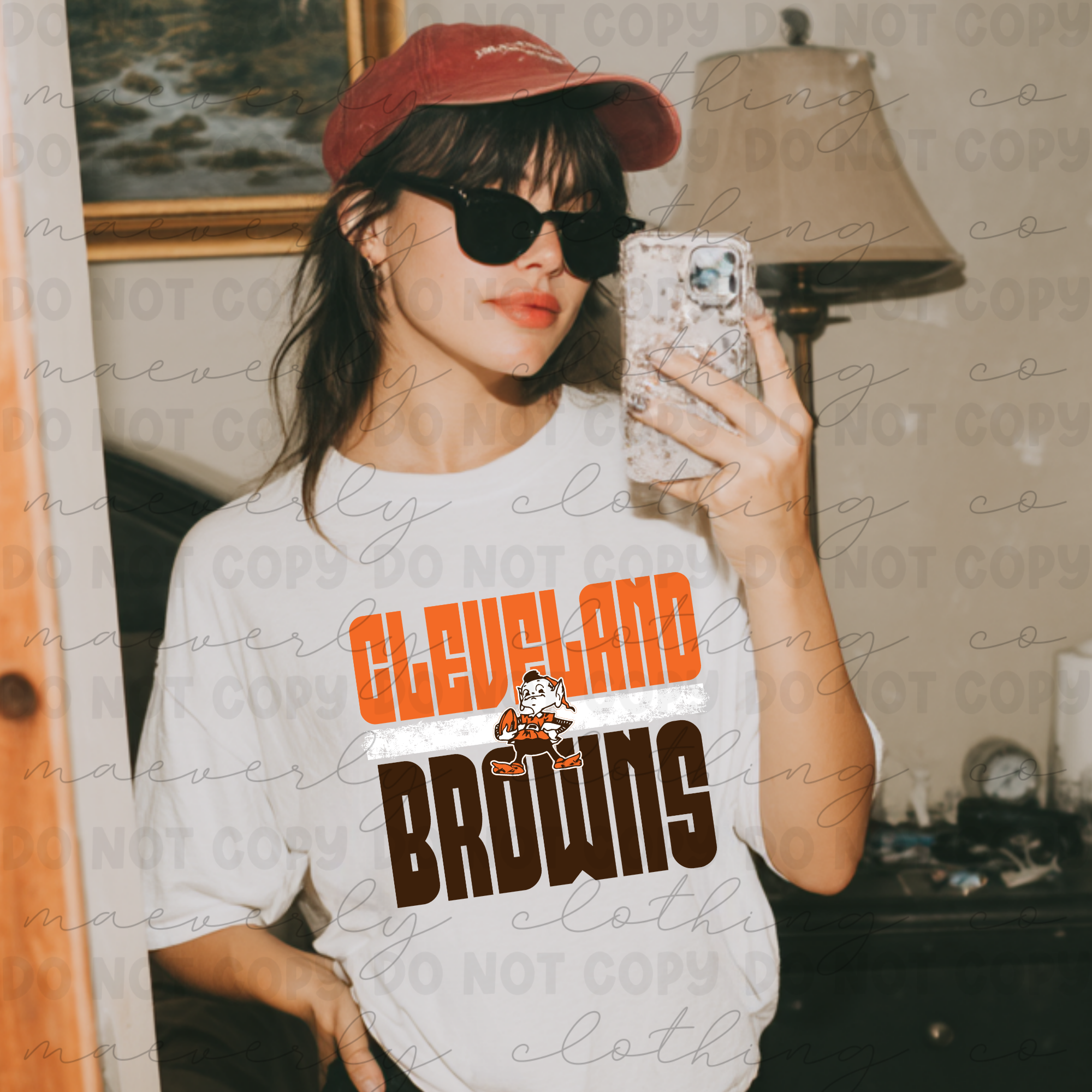 Browns Bold Block Stack Tee/Crewneck