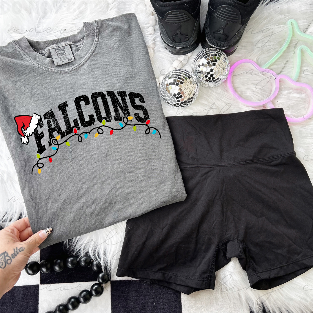 Falcons in Lights Tee/Crewneck