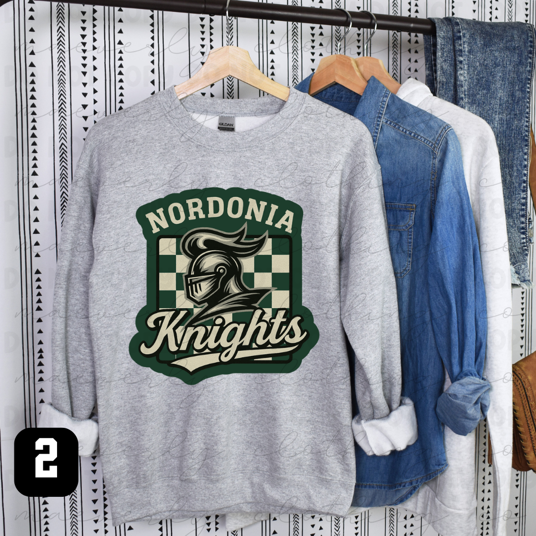 Retro Nordonia Knights Spiritwear - Preorder