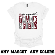 CUSTOM Stamped Mascot Sport Tee
