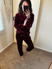 Cozy Glam Velvet Lounge Set - PREORDER