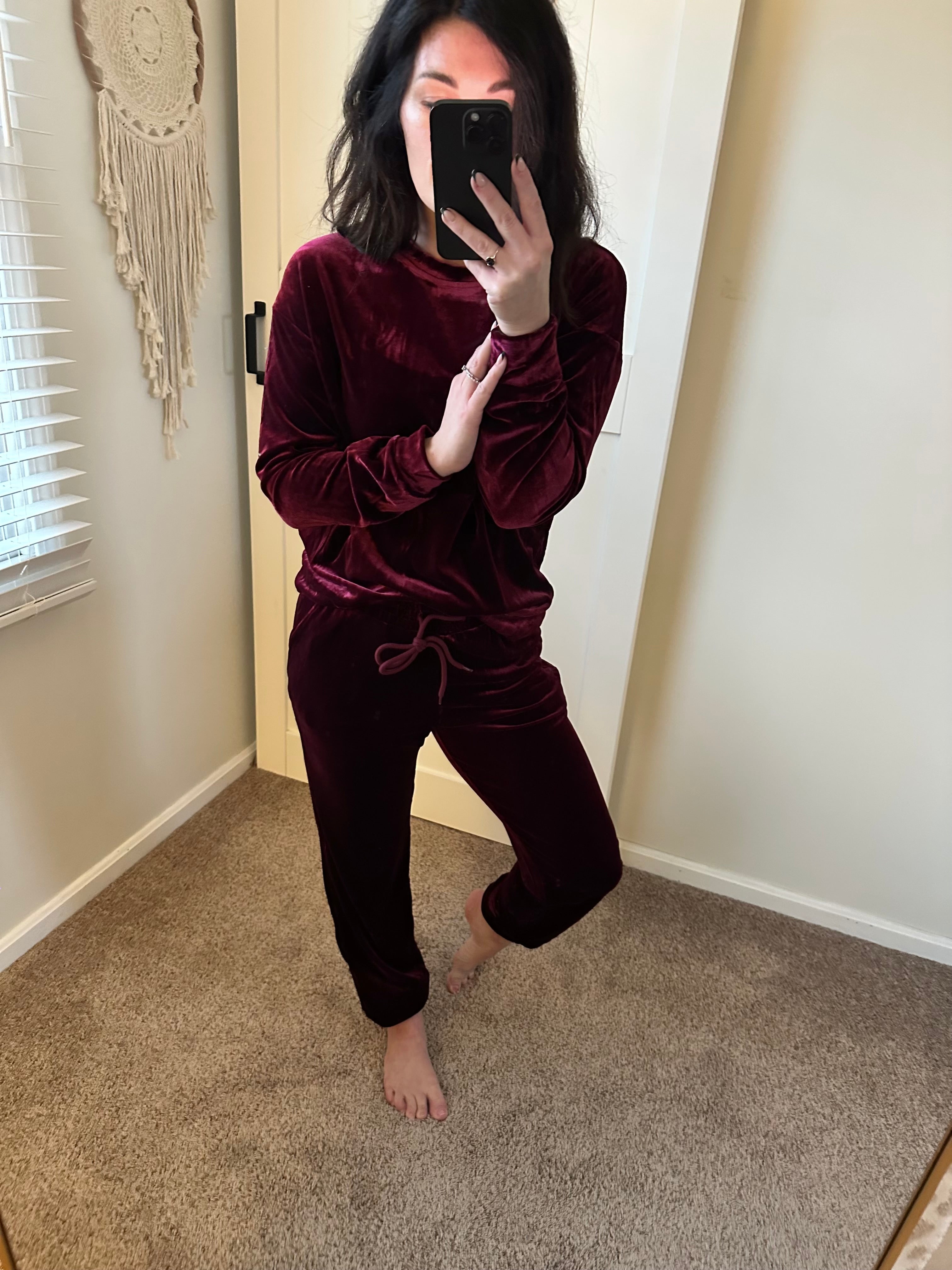 Cozy Glam Velvet Lounge Set - PREORDER