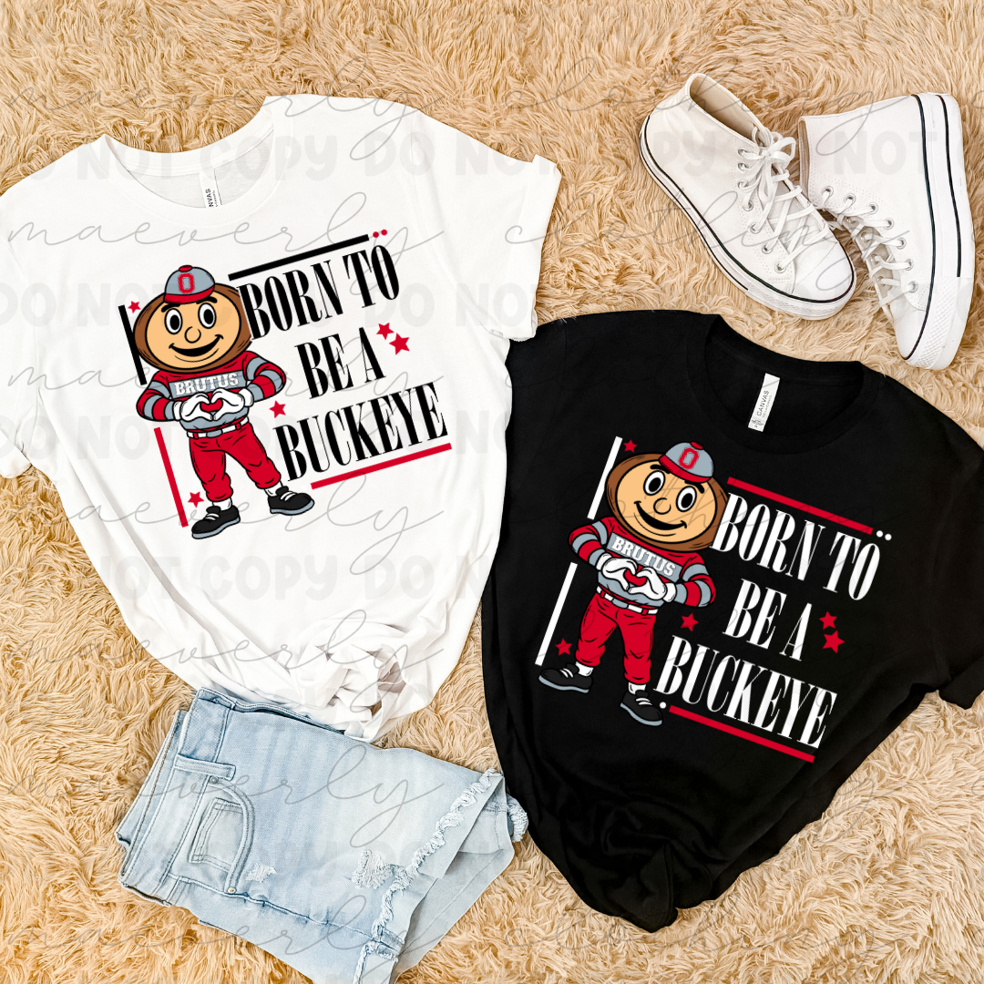 Born to be a Buckeye Tee/Crewneck