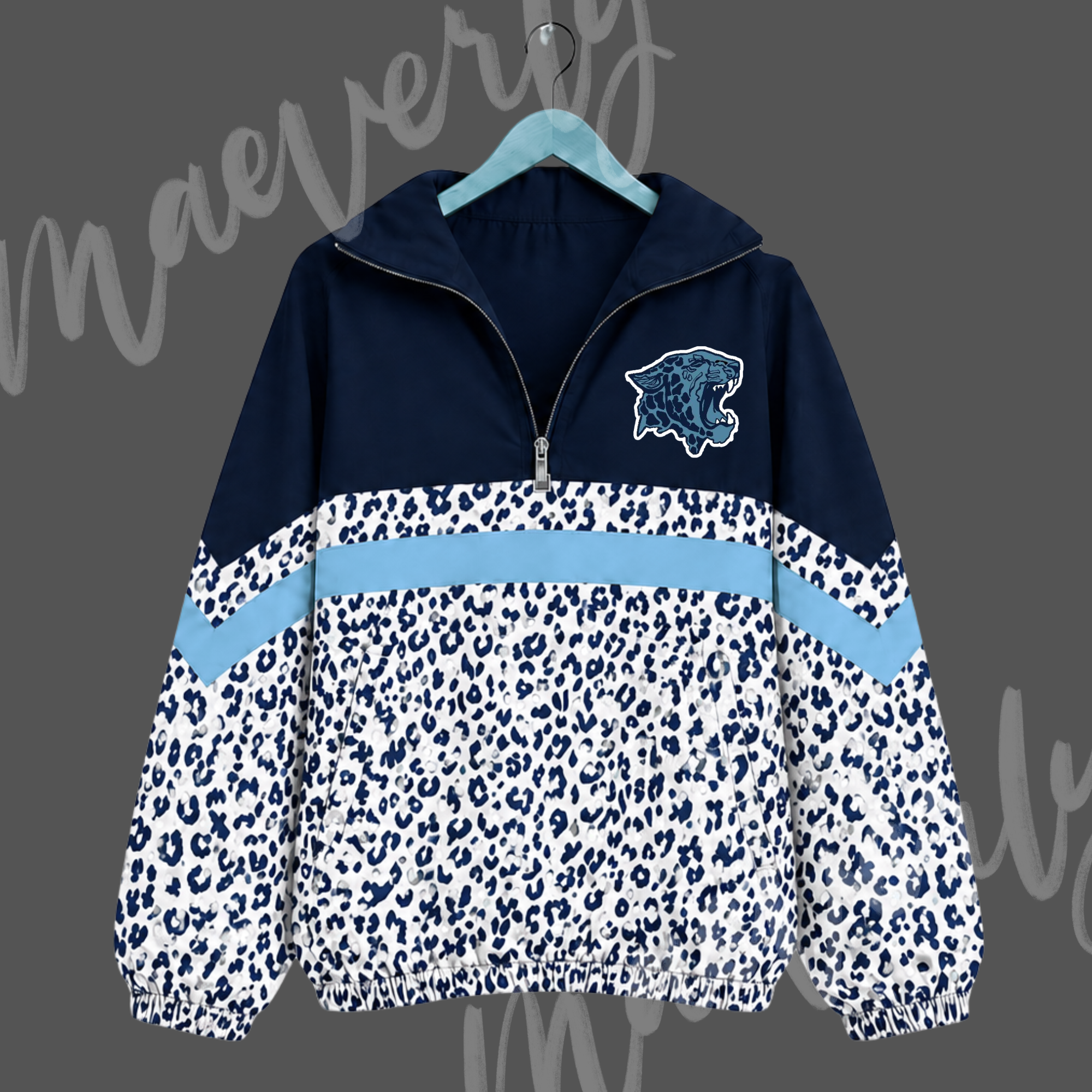 The Varsity Club Quarter Zip - Louisville Leopard Option 1 [ETA 5-6.5 weeks]