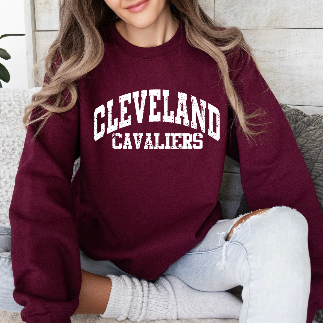 Vintage Cleveland Basketball Tee/Crewneck Sweatshirt