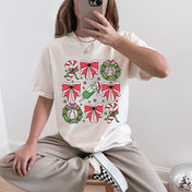 Coquette Christmas Nurse Tee/Crewneck