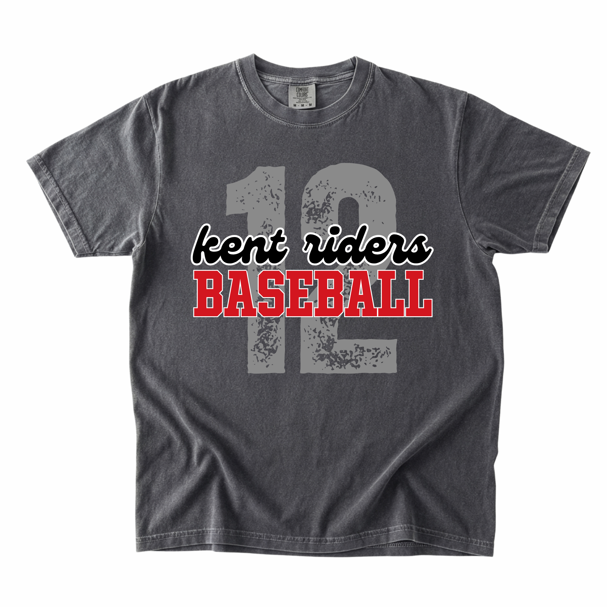Custom Scripted and Stacked || Kent Riders Baseball