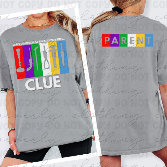 Walsh Clue Tee/Crewneck