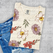 CUSTOM!! Distressed All Over Birth Months Graphic