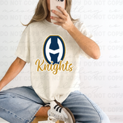 Hoban Knights Logo Tee/Crewneck
