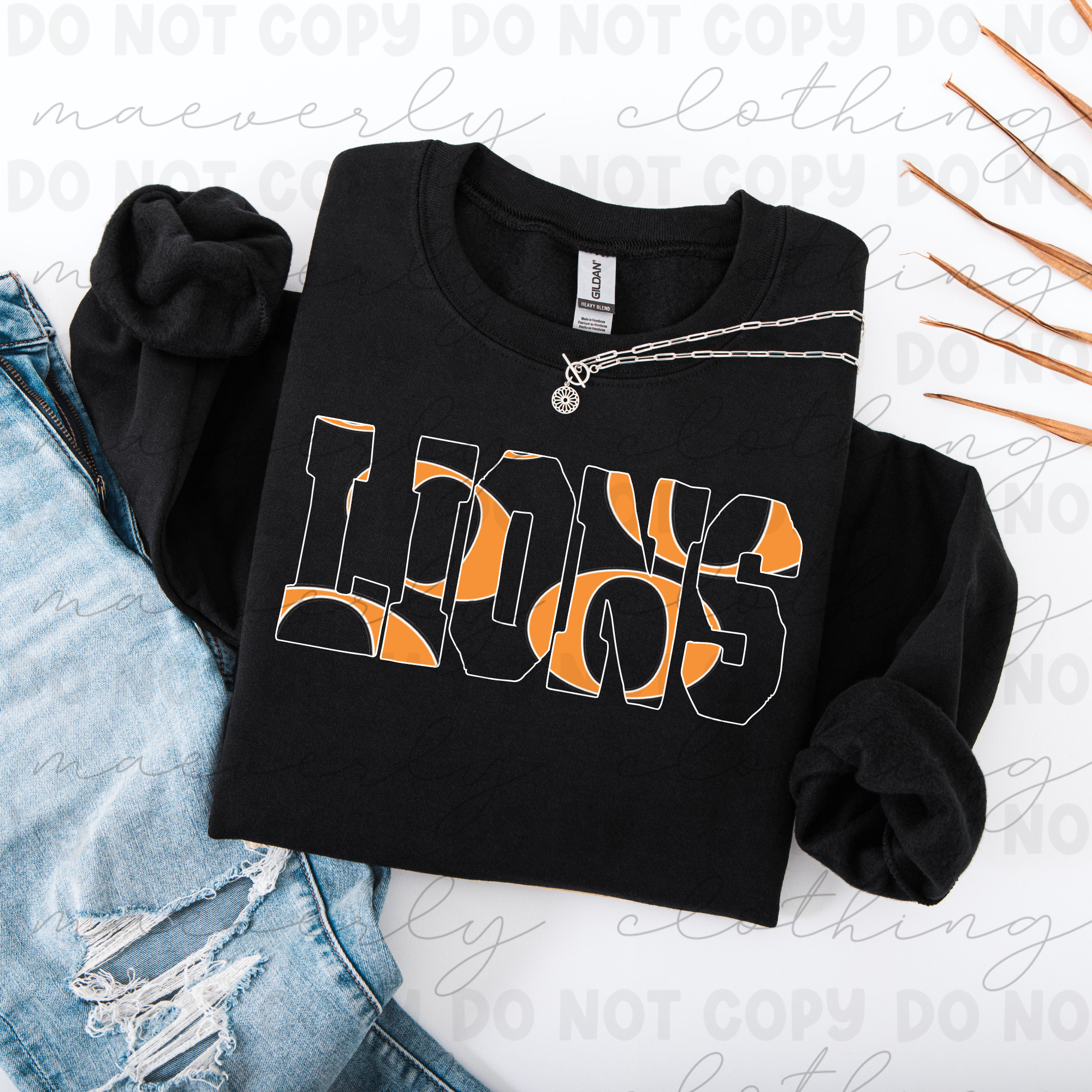 Cut It Out || Orange Lions Graphic