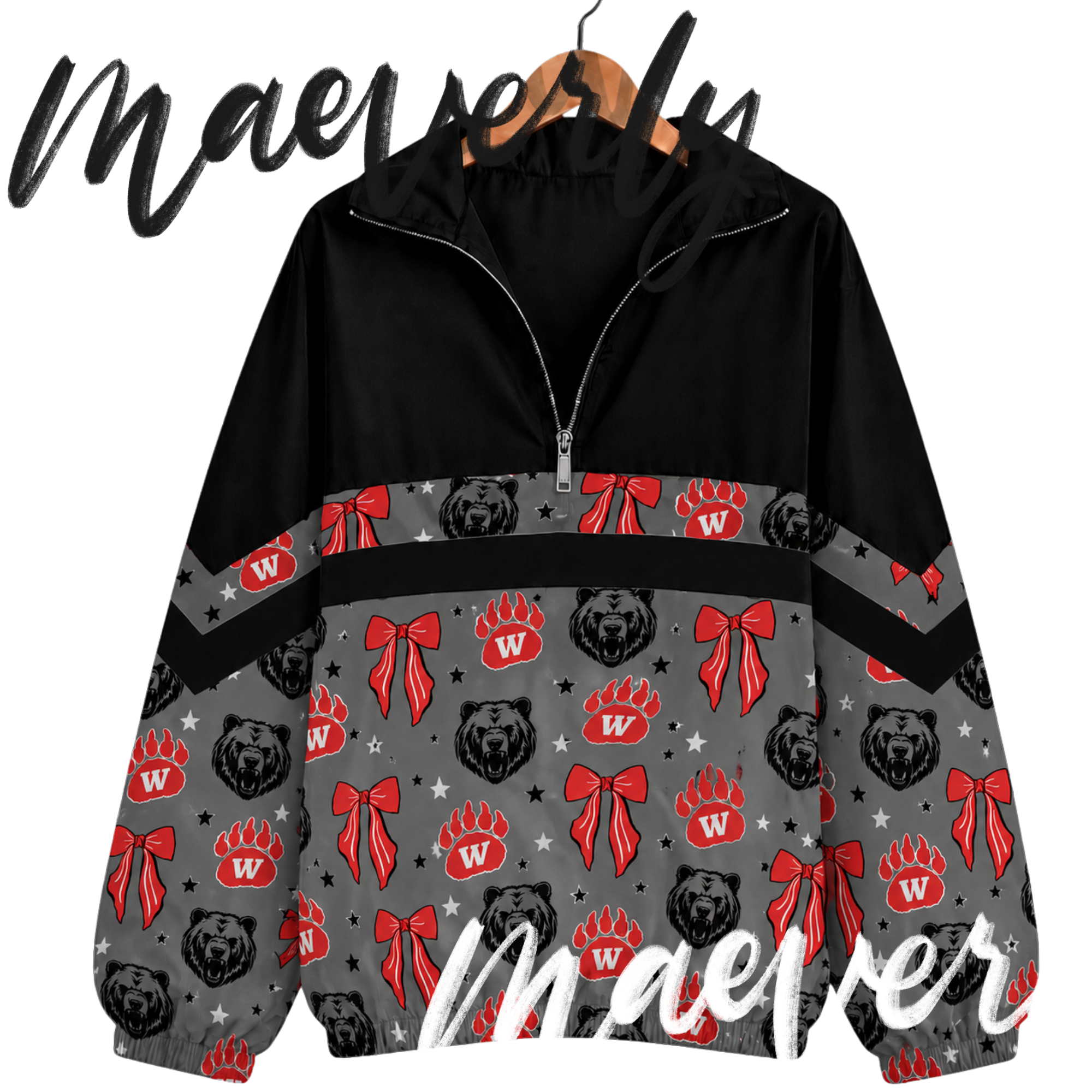 The Collage Quarter Zip - Wadsworth Grizzlies [ETA 5-6.5 weeks]