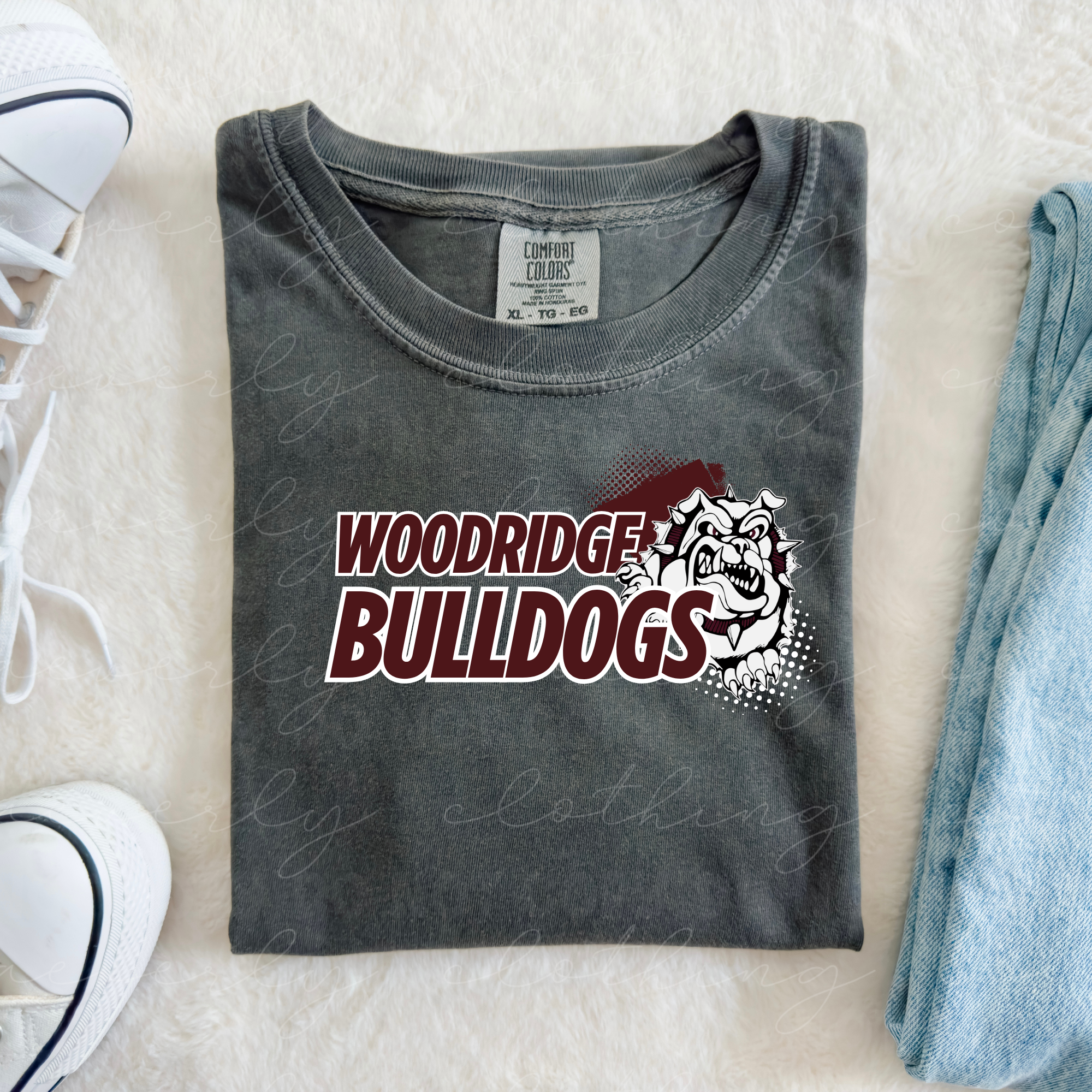 School Fan Graphic || Woodridge Bulldogs