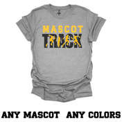 CUSTOM Cutout Mascot Sport Tee