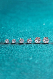 0.4 Total Carat Moissanite Stud Earrings