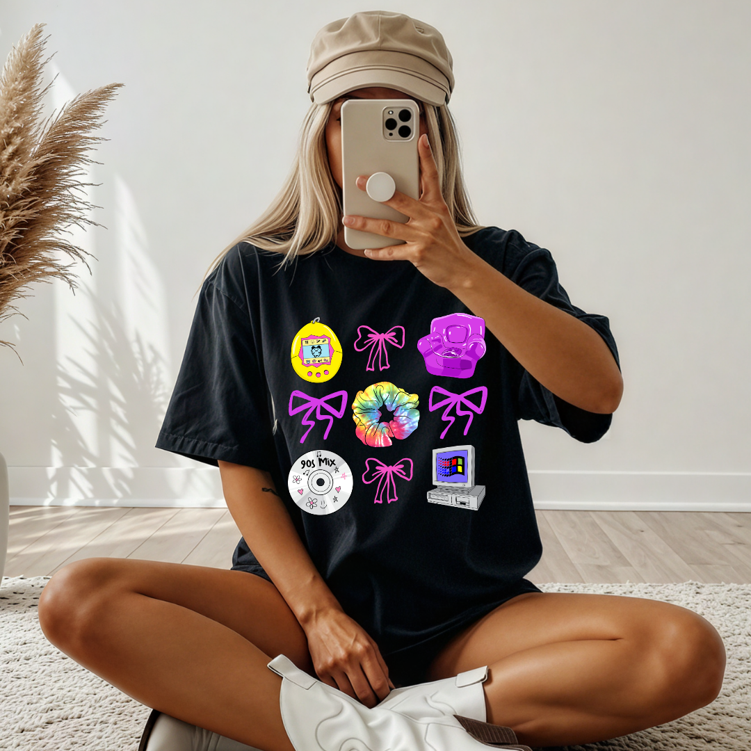 Build Your Own 90s Nostalgia Coquette Collage Graphic