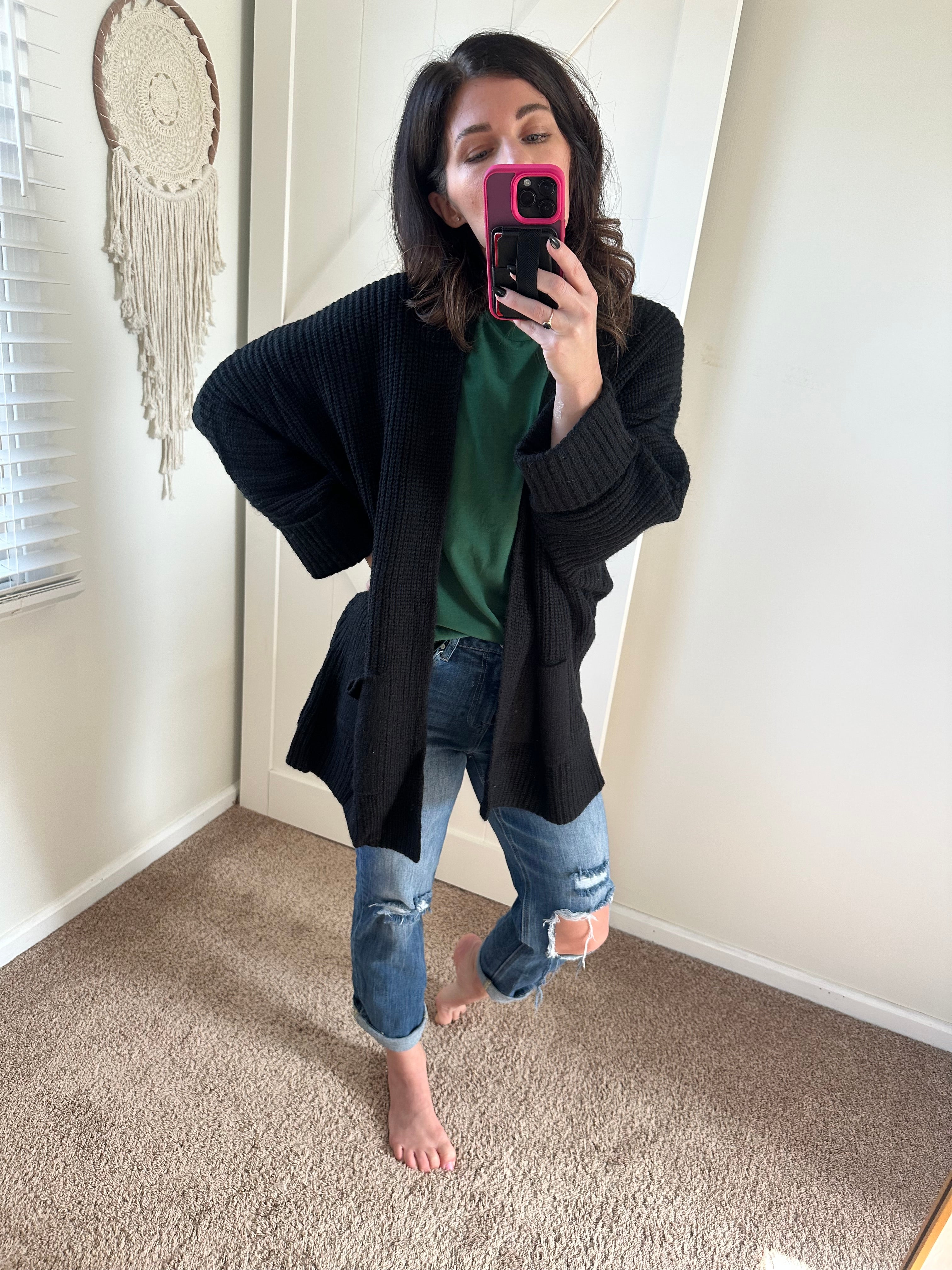 Relaxed Rhythm Oversized Cardigan - PREORDER