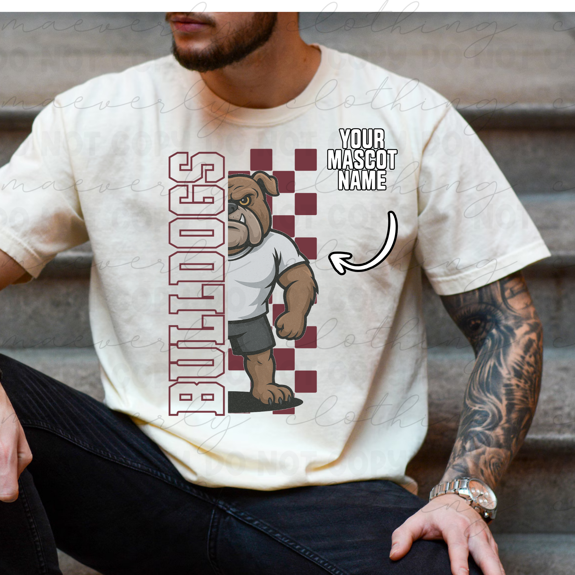 Your School/Mascot Tall Mascot Tee/Crewneck