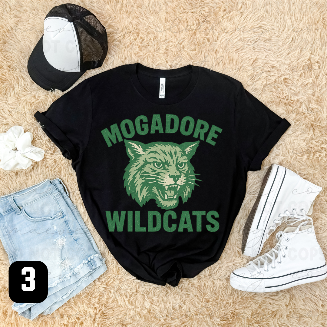 Retro Mogadore Wildcats Spiritwear - Preorder