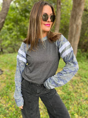 Unisex Varsity Long Sleeve Tees
