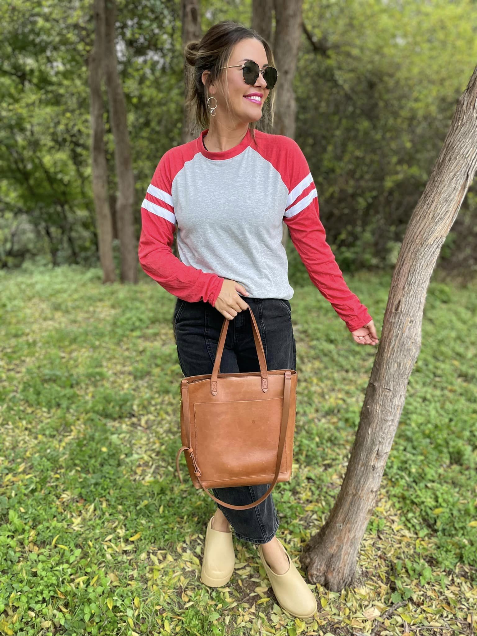 Unisex Varsity Long Sleeve Tees