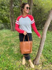 Unisex Varsity Long Sleeve Tees