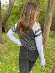 Unisex Varsity Long Sleeve Tees