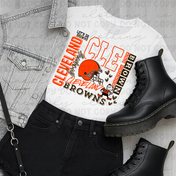 Browns Pep Rally Words Tee/Crewneck