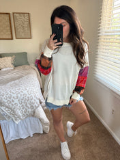 Plaid Pop Pullover PREORDER