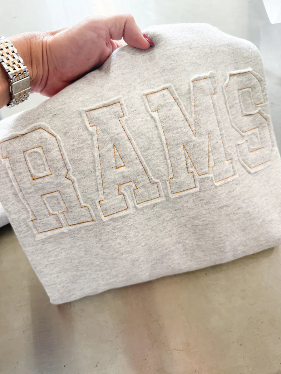 Custom Appliqué Sweatshirt Preorder
