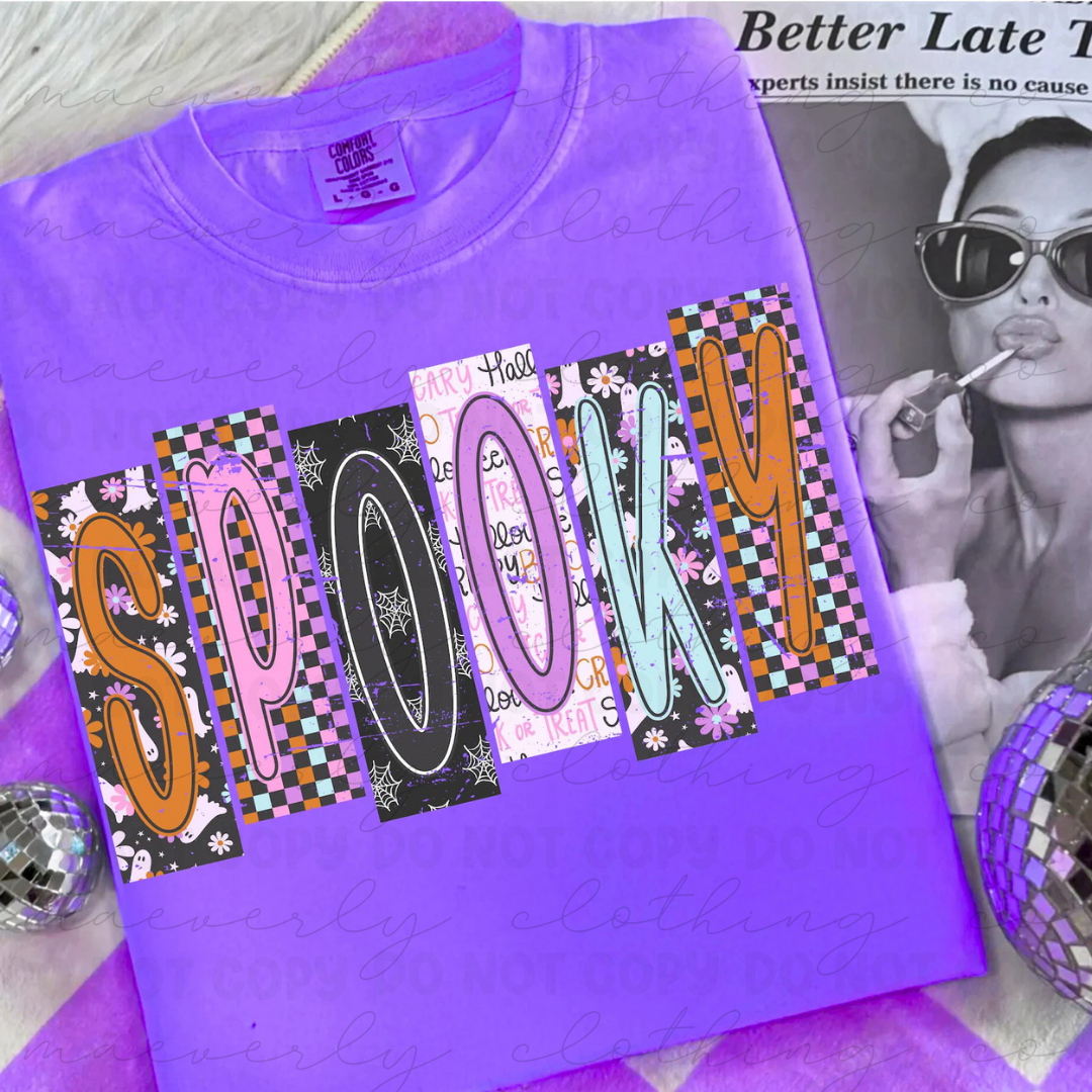 Retro Spooky Tee/Crewneck