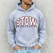 Arched Stow Cheerleading Graphic || Stow Cheer Fundraiser