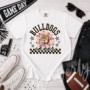 Bulldogs Cheer Graphic || Stow Cheer Fundraiser