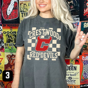 Retro Crestwood Red Devils Spiritwear - Preorder