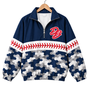 The Varsity Club Quarter Zip - Diamond Boys Dugout Shop - Camo [ETA 5-6.5 weeks]