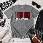Groovy Game Day Graphic || Stow Cheer Fundraiser