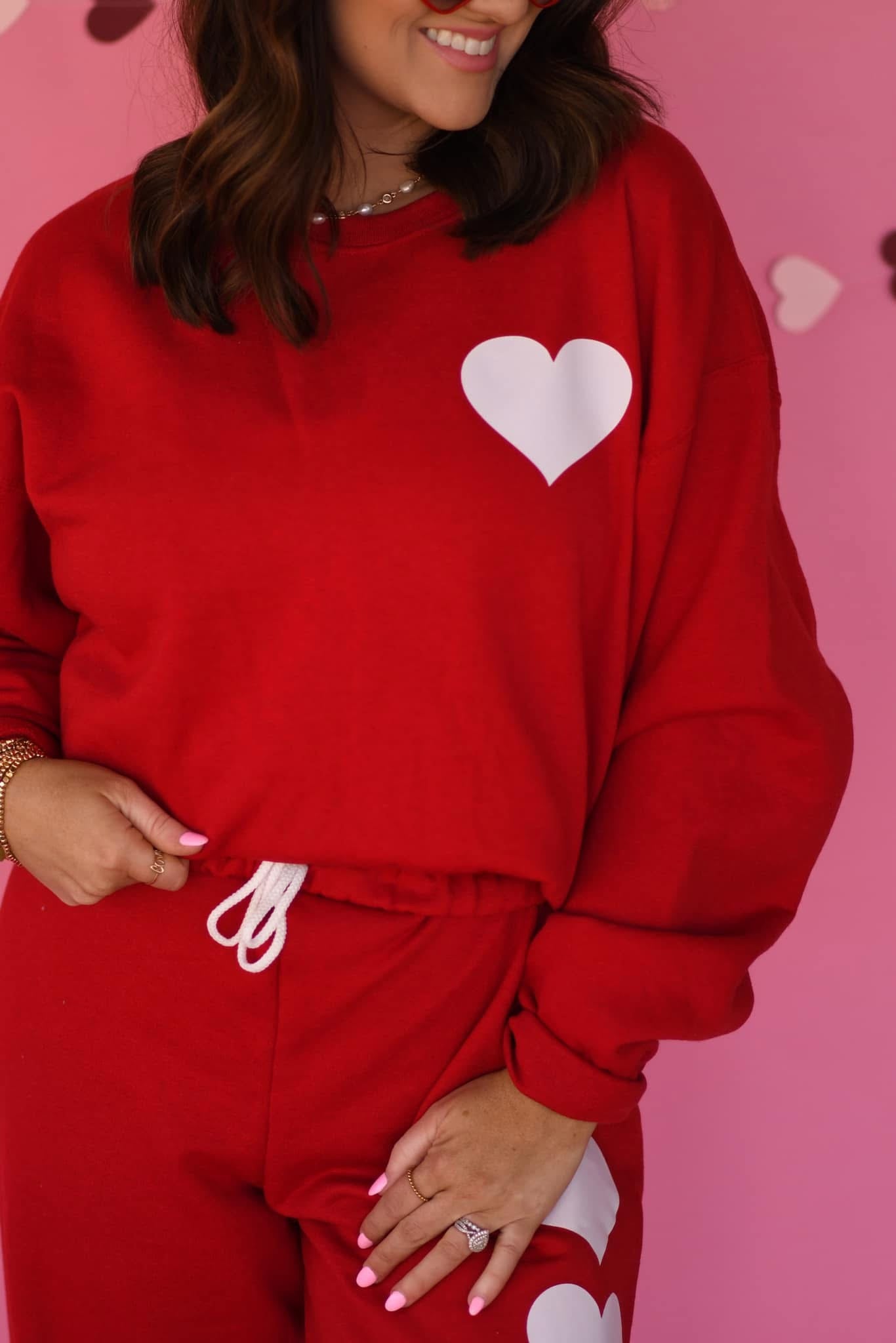 Love Day Heart Sweatshirt/Joggers [can purchase separately]