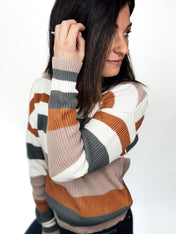 Striped Chic Sweater - PREORDER