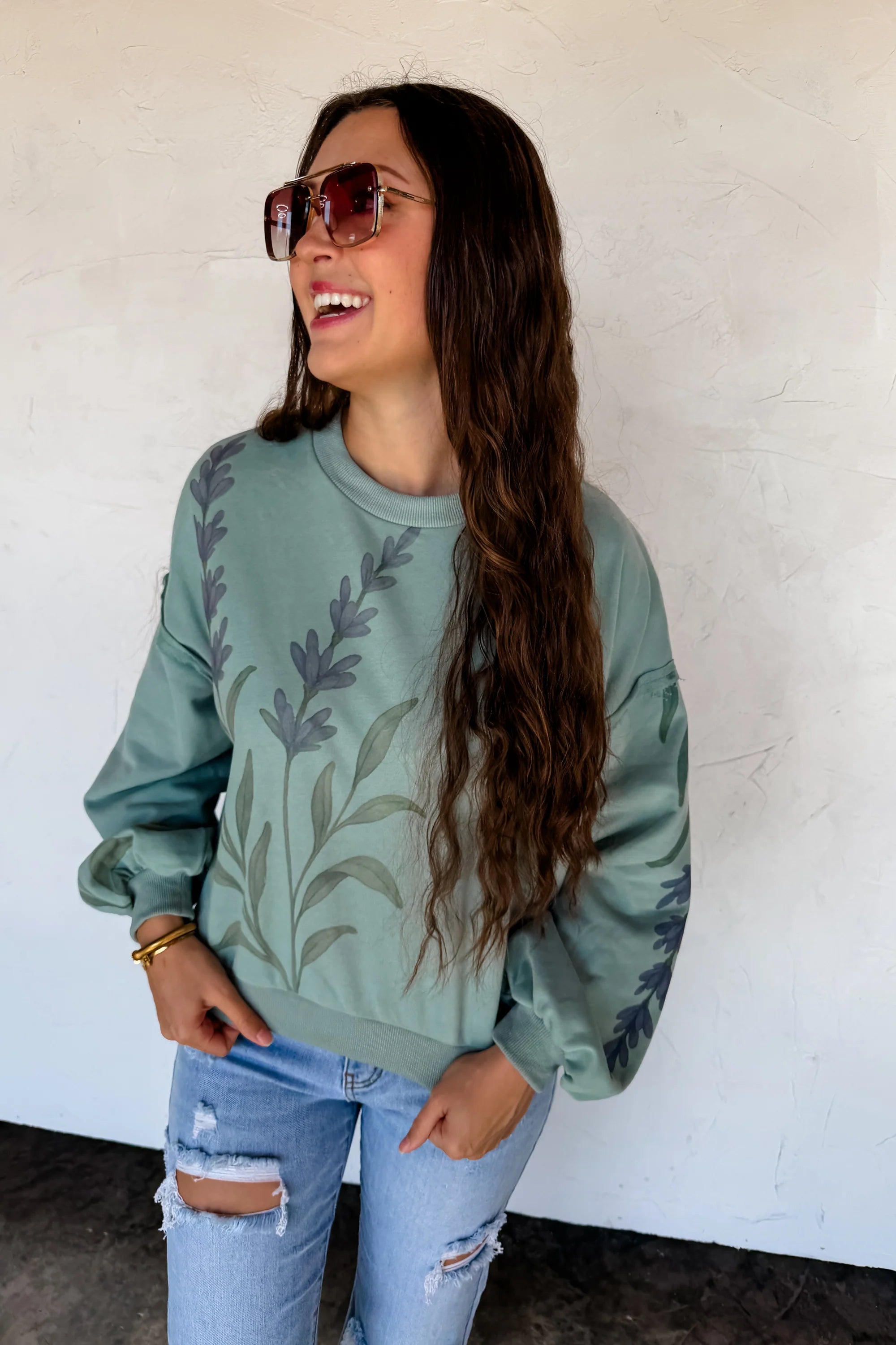 Spring Floral Pullover // ETA May