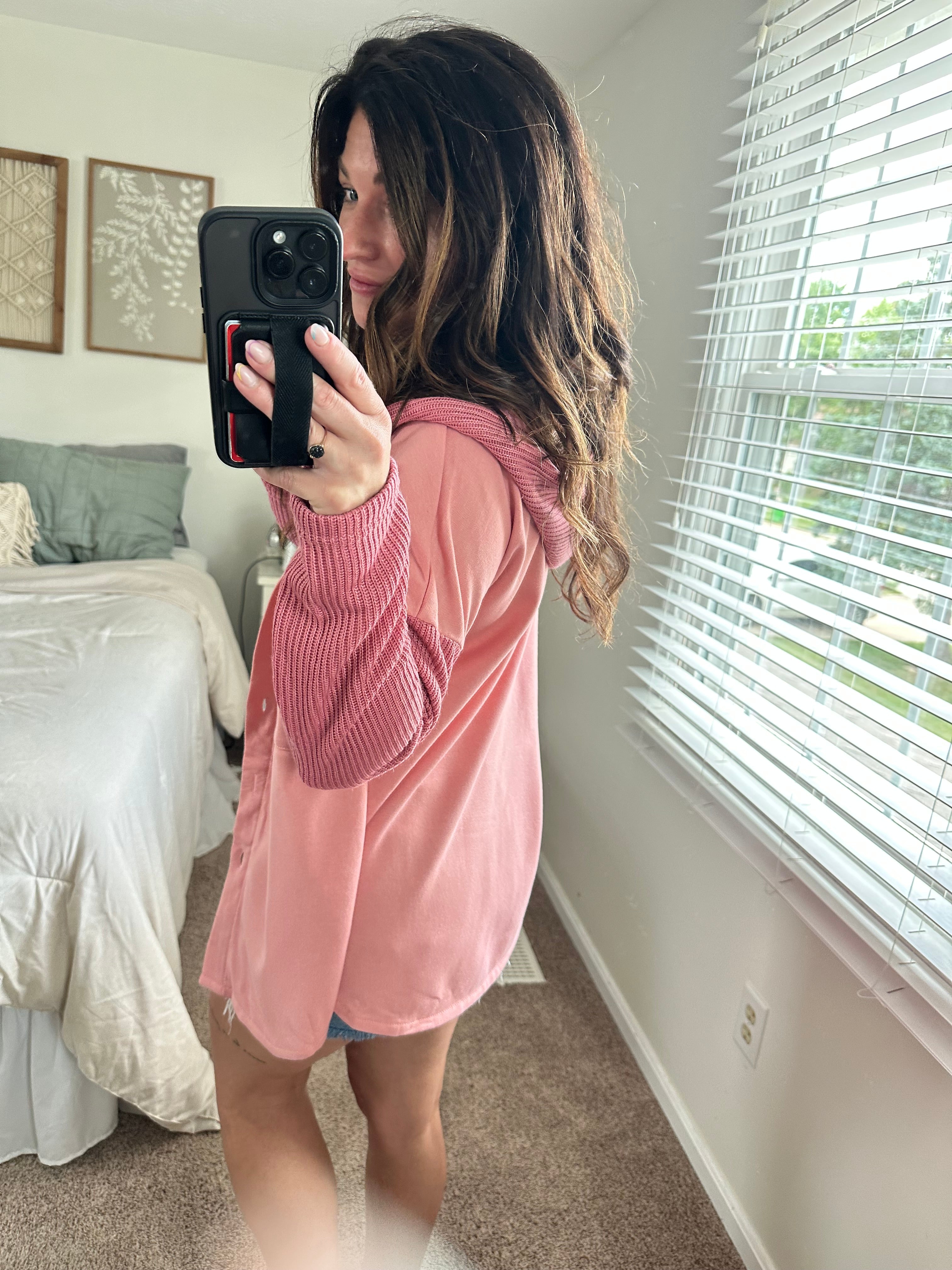 Effortless Days Hooded Cardigan - PREORDER